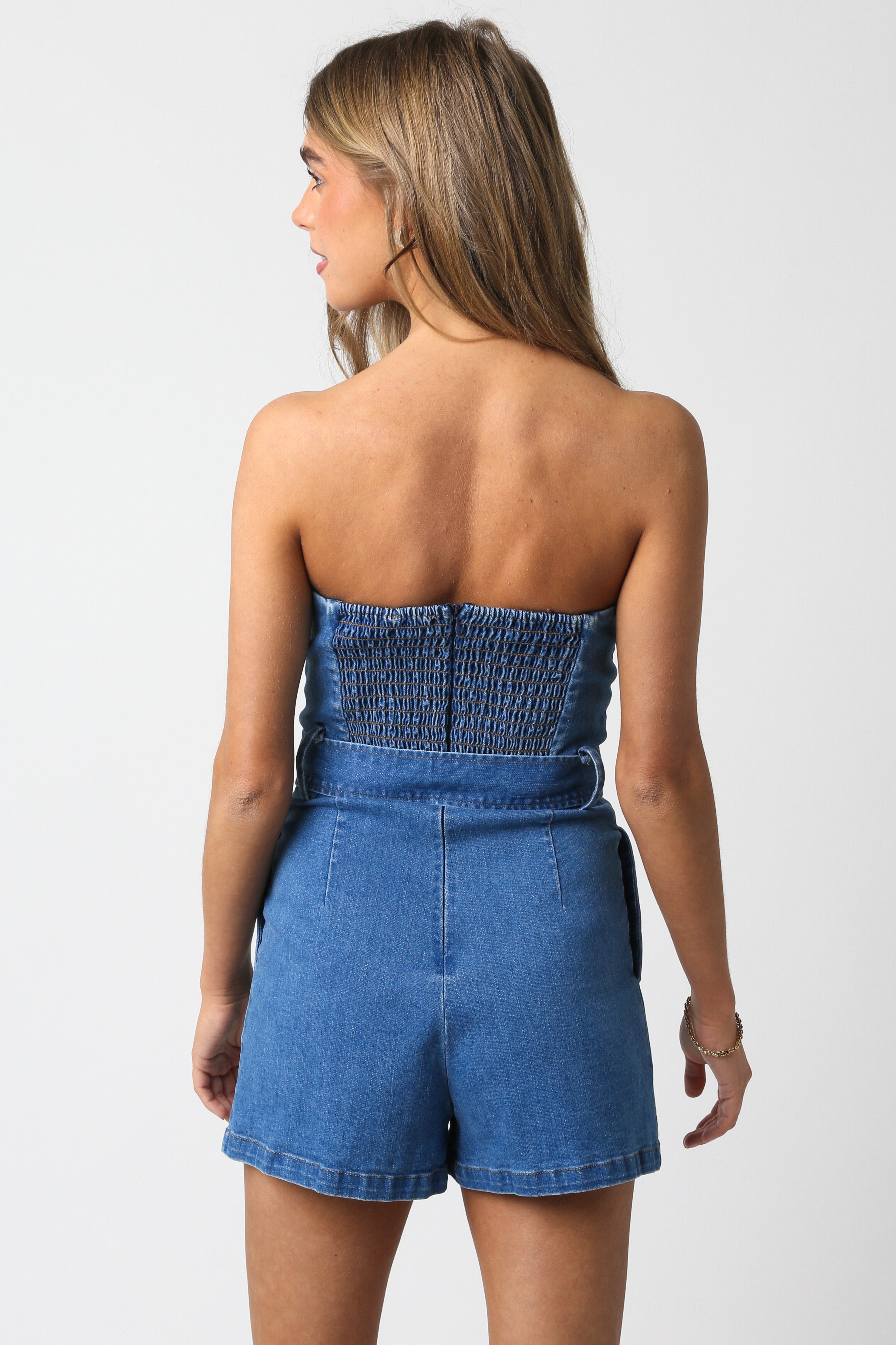 Harlow Denim Romper