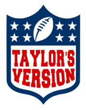 #195 - CUSTOM APPAREL — NFL LOGO and 'taylor's version'