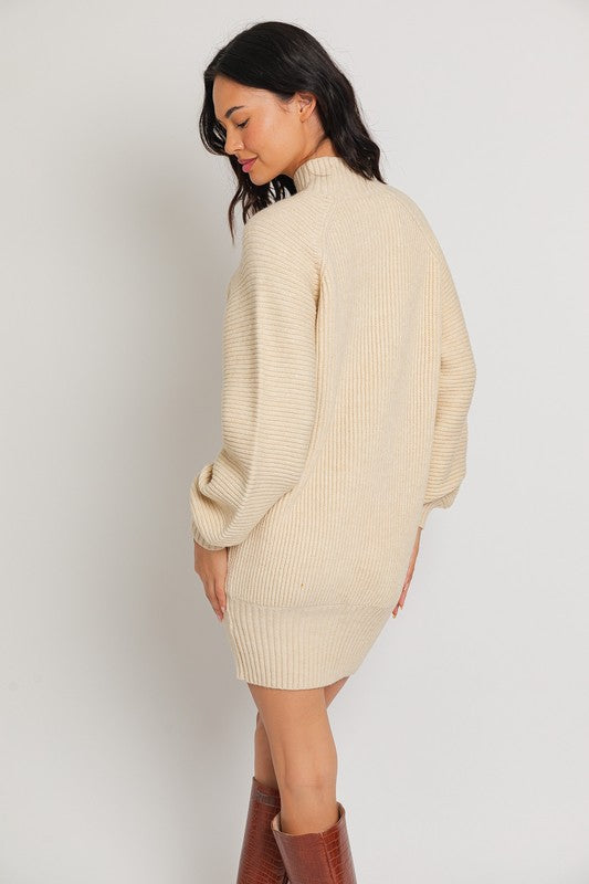 Oatmeal Sweater Dress