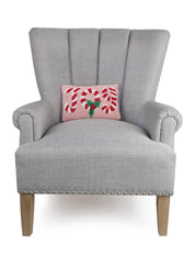 Pink Candy Cane Joy Hook Pillow