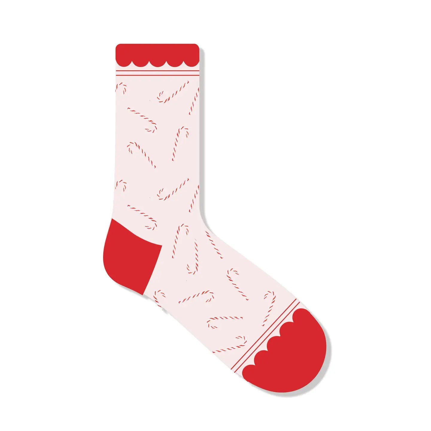 Candy Cane Socks