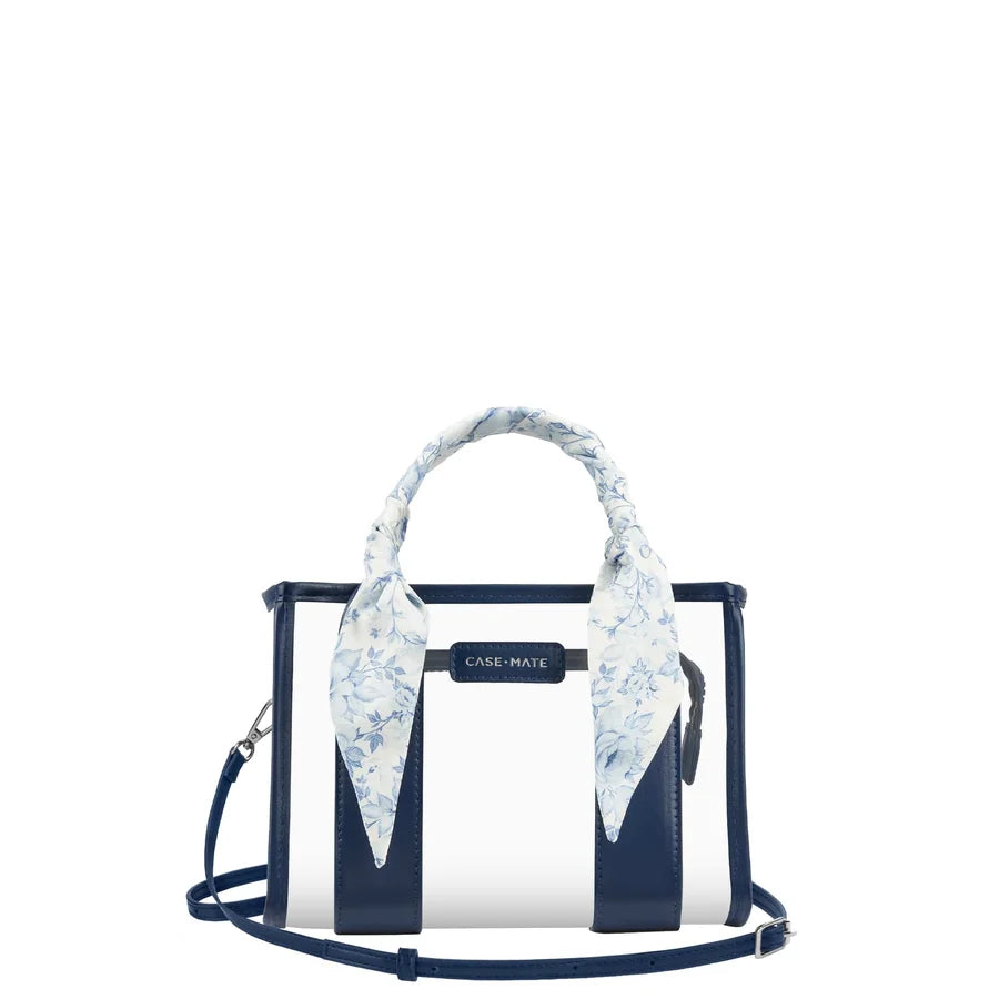 Navy Stadium Tote With Strap — view 3