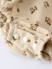 Apricot Floral Romper — view 4