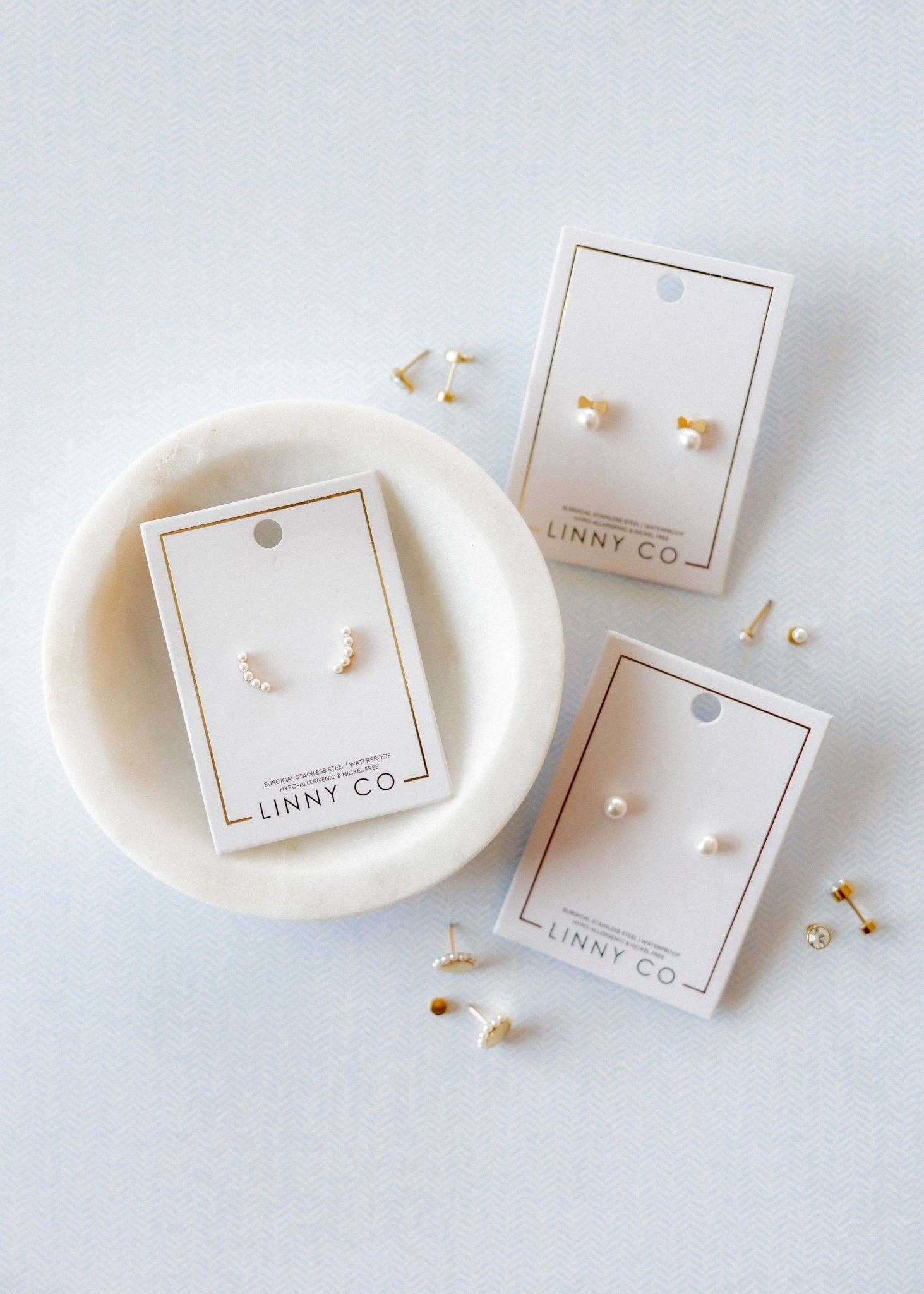 Screwback Stud Earrings Payton Pearl