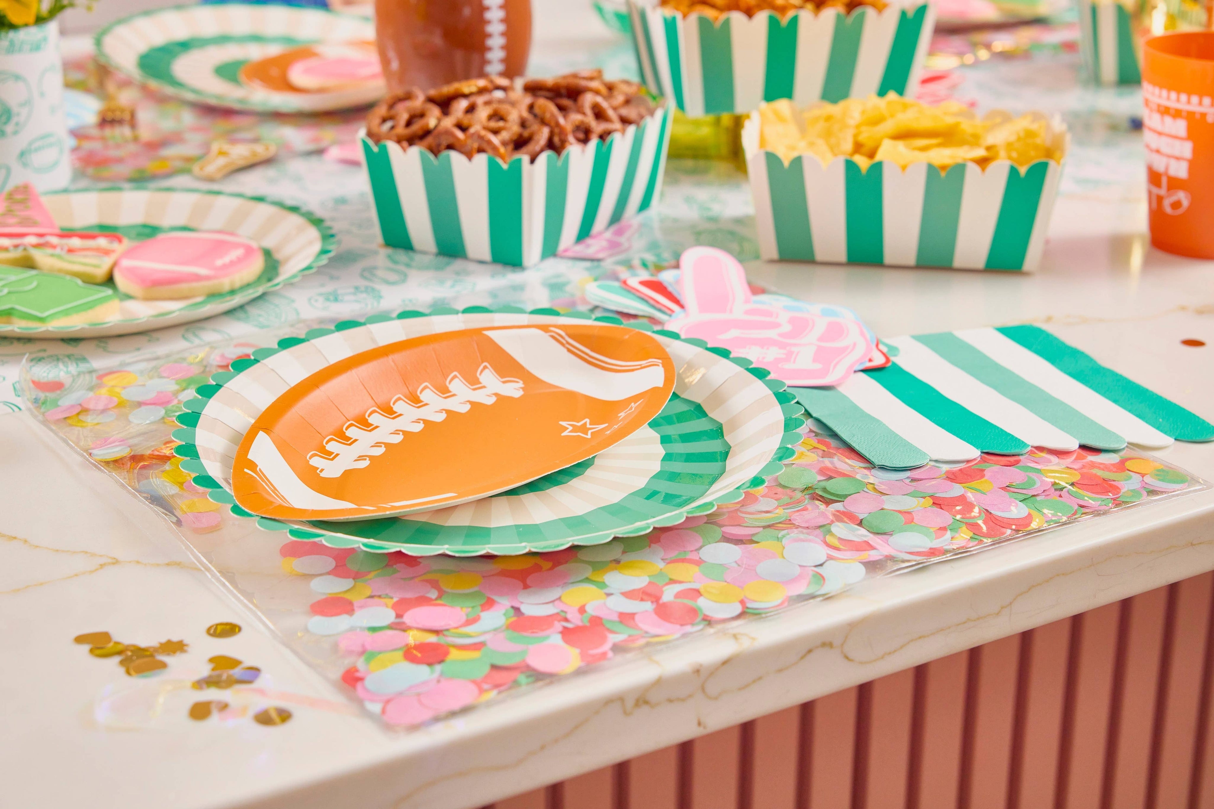 Confetti-filled Reusable Placemats (15" / 4 ct) — view 7