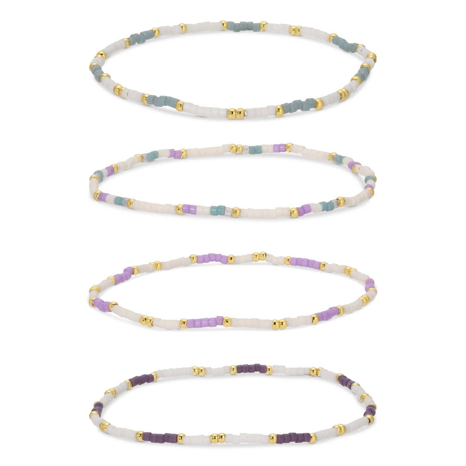 Miyuki Delica Stretch Bracelet - Assorted