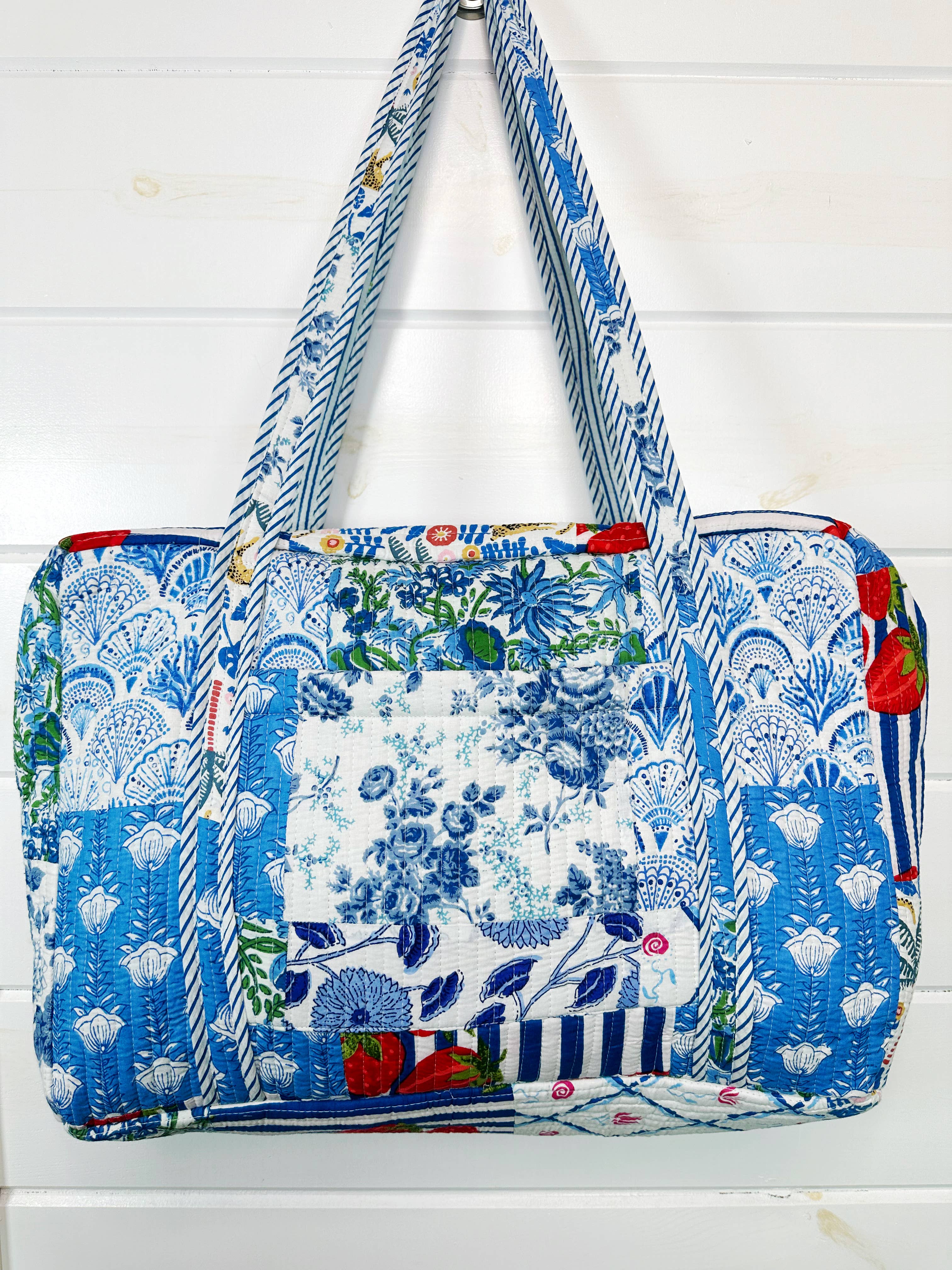 Patchwork Quilted Duffel Weekender