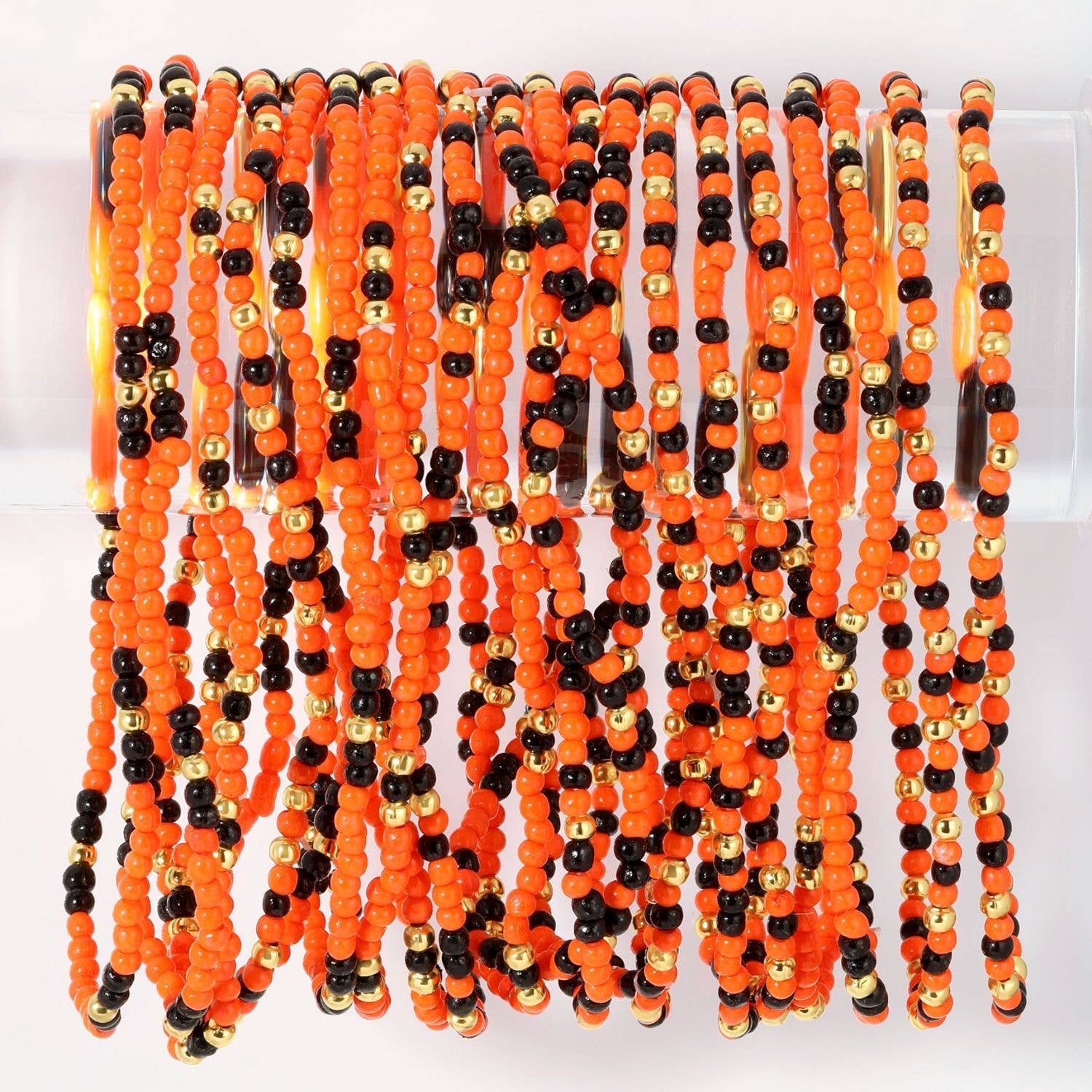Stretch Seed Assorted Bead GAME DAY Bracelets
