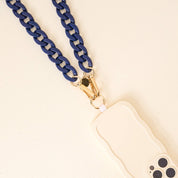 Navy Crossbody Phone Chain