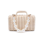 Cream Everly Evening Bag