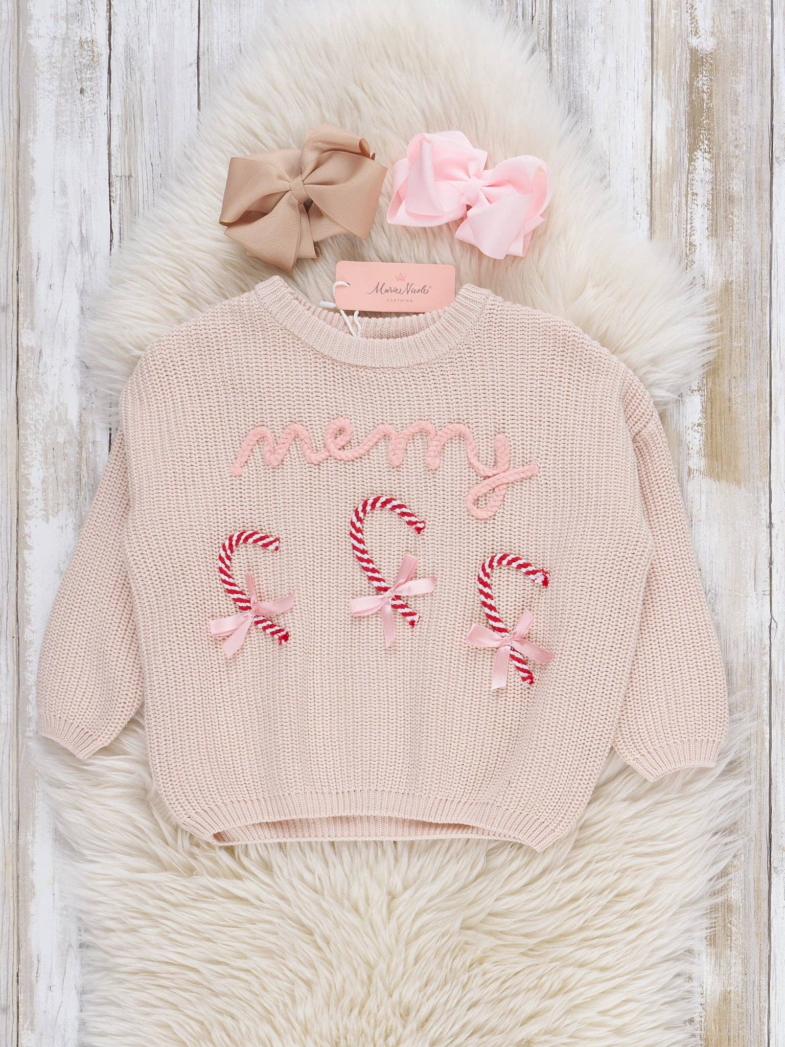 Merry Candy Canes Sweater