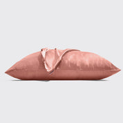 Terracotta Satin Pillowcase - Standard
