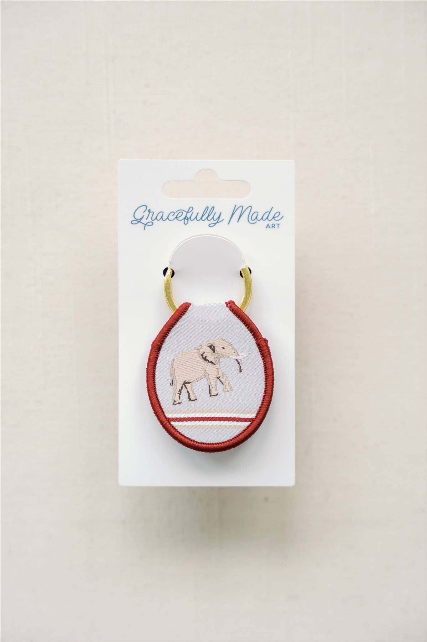 University of Alabama Embroidered Keychain