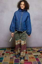 Blue Paisley Reversible Jacket