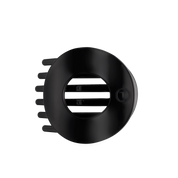 Flat Circle Hair Clip | Large | Jet Black