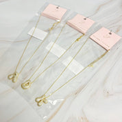 Crystal Bubble Initial Necklace: C at Ninety Nine Boutique, view 10
