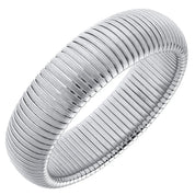 Silver Statement Florence Watchband Bangle — 2.5" diameter