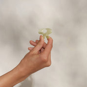 Mini Jelly Cloud Clips Butter Yellow