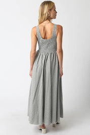 Ella Sleeveless Gingham Maxi Dress