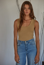 Taupe Double Layered Tank