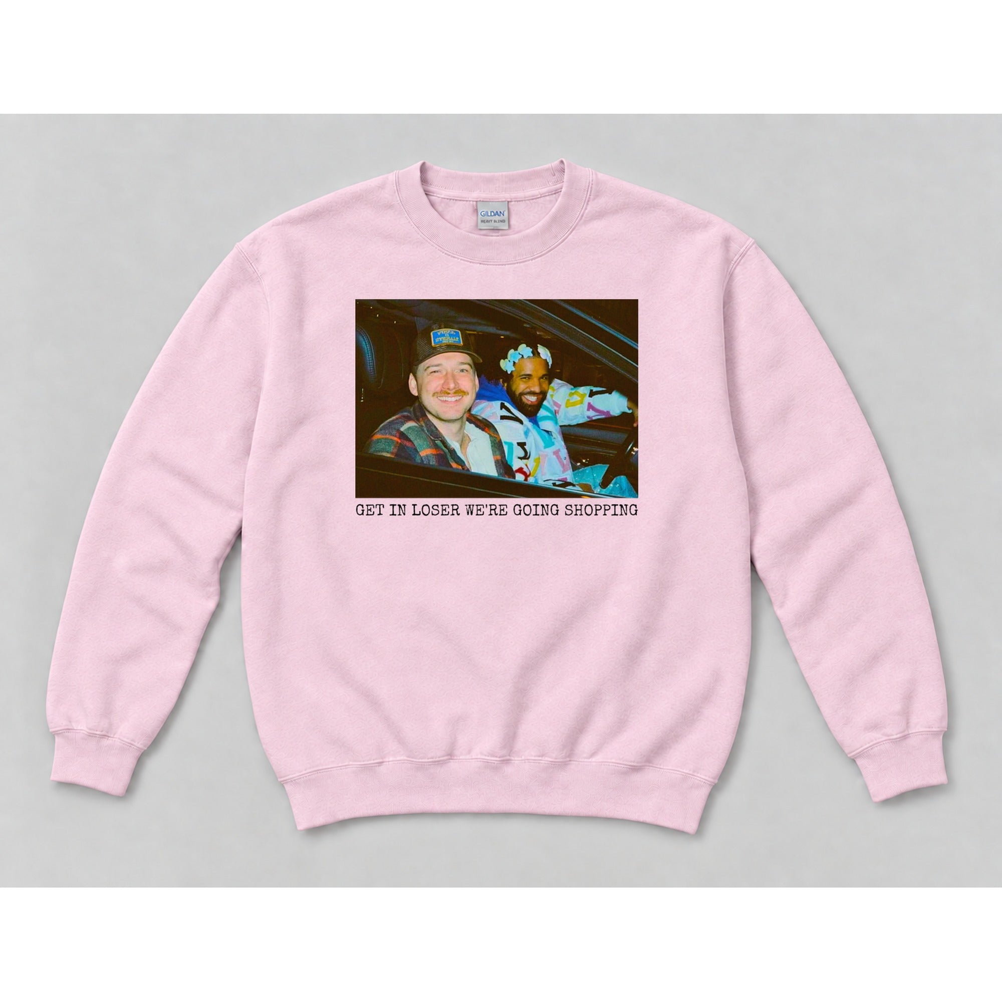 Crewneck Light Pink mockup