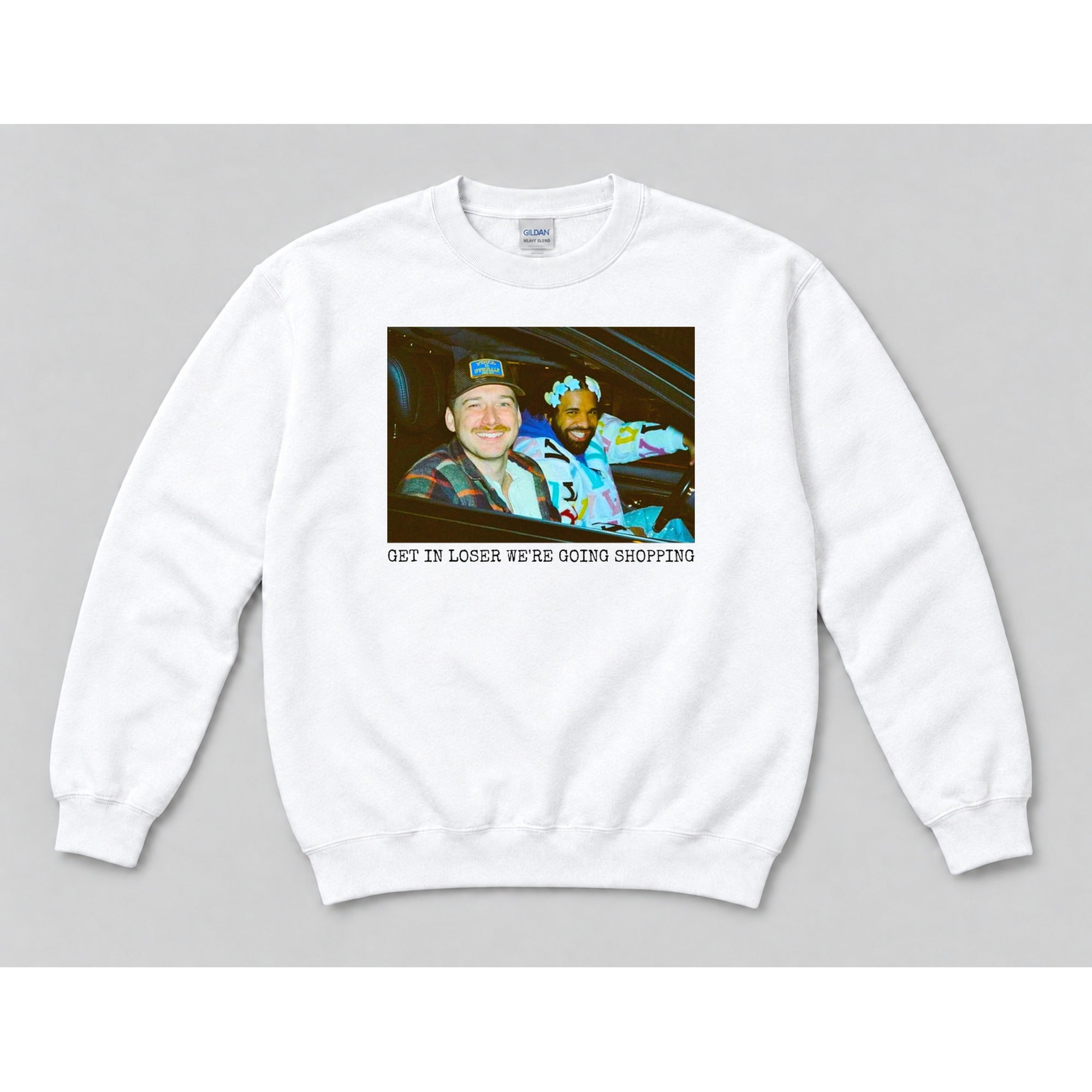 Crewneck White mockup