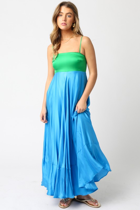 Blue & Green Savanah Dress