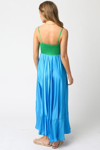 Blue & Green Savanah Dress