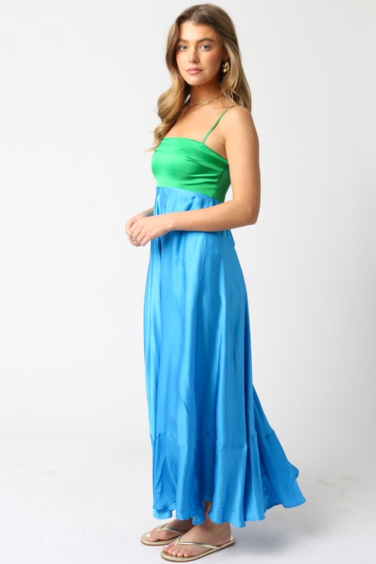 Blue & Green Savanah Dress