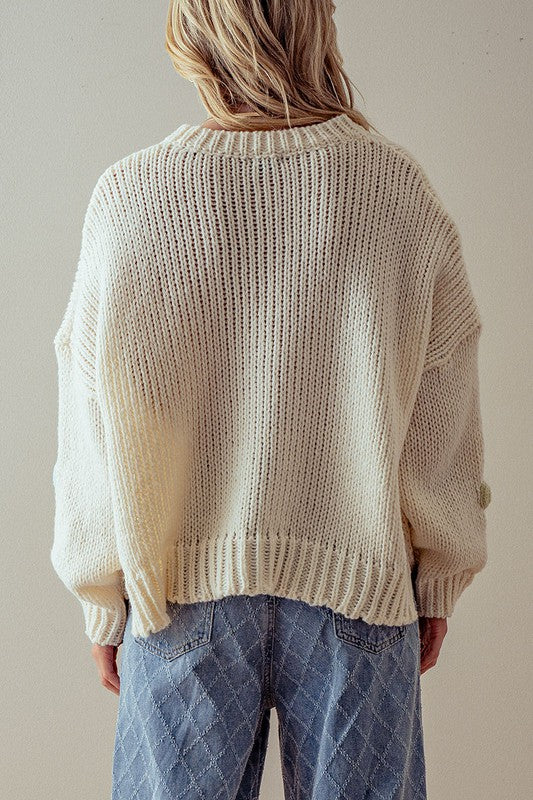 Flower Sweater - RTS