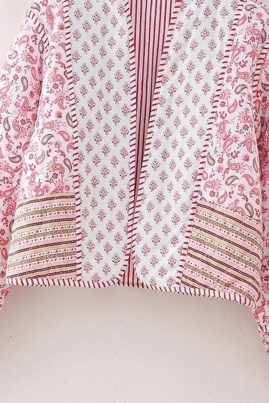 Pink Paisley Reversible Jacket - RTS