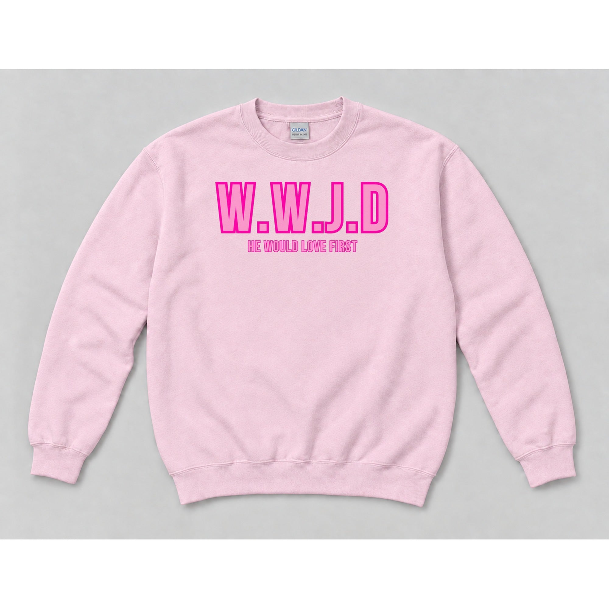 Crewneck Light Pink mockup