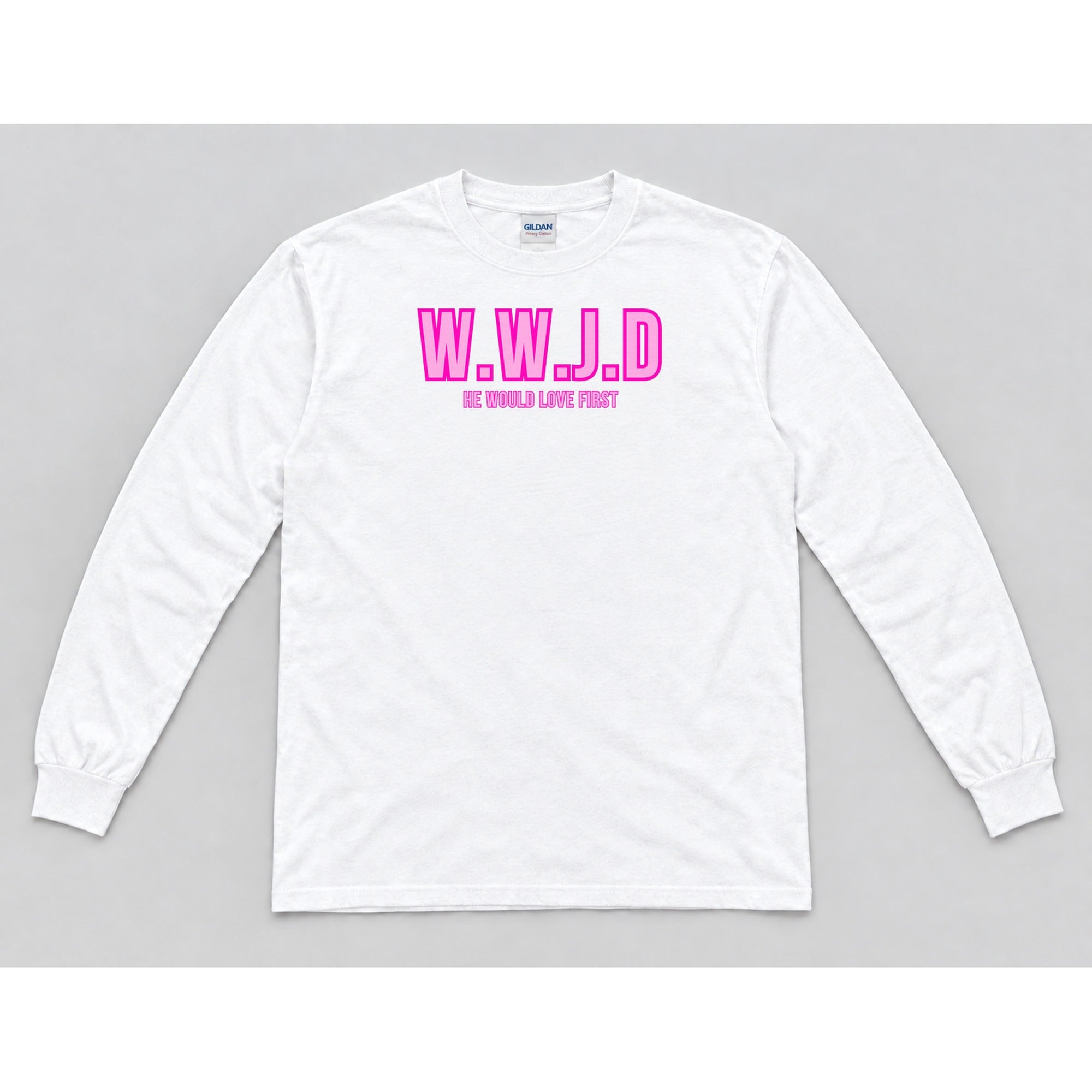 Long Sleeve White mockup