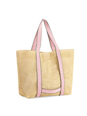 Pink Tote & Hat Set