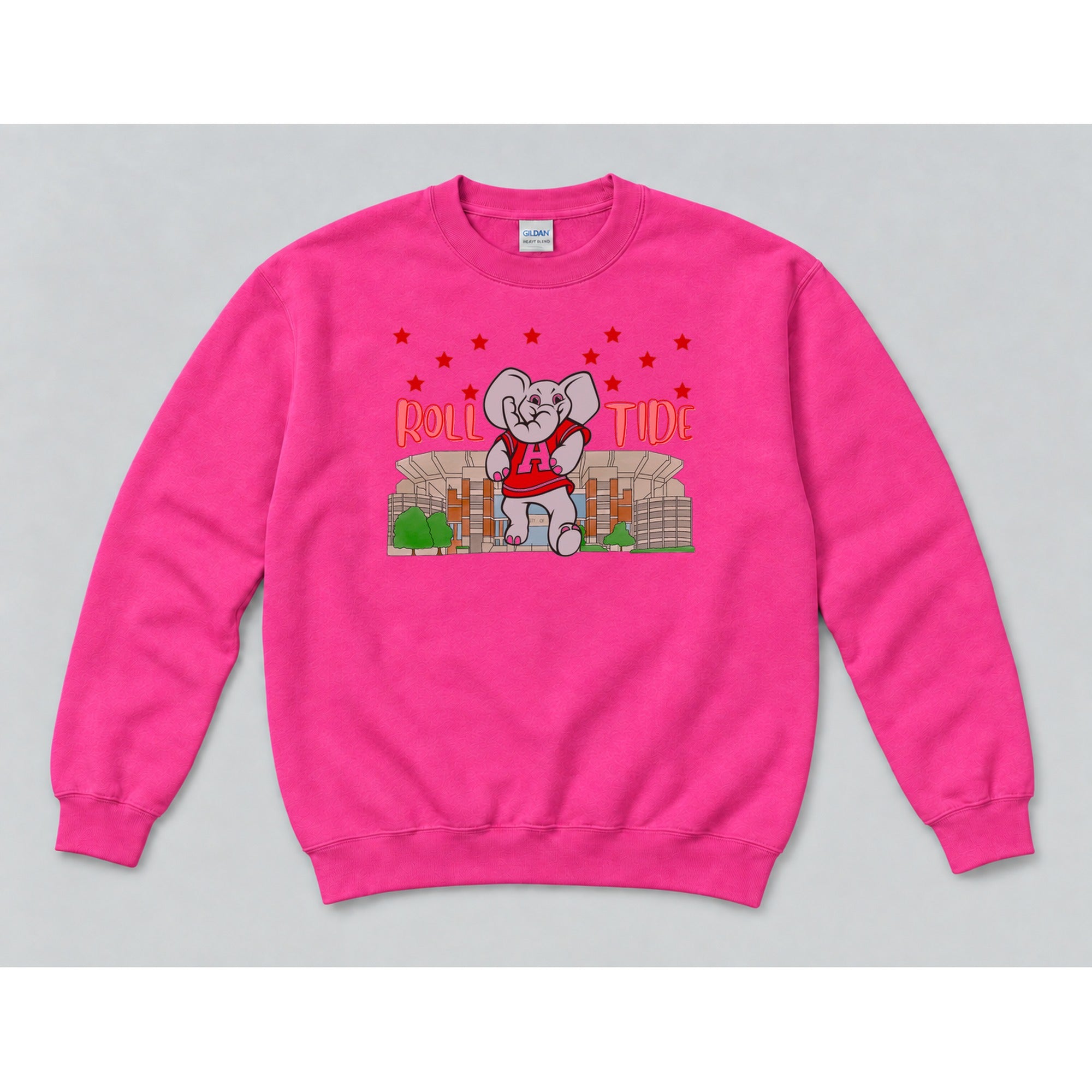 Crewneck Hot Pink mockup
