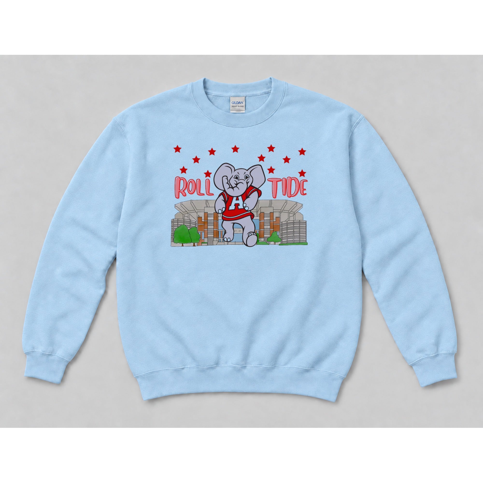 Crewneck Light Blue mockup