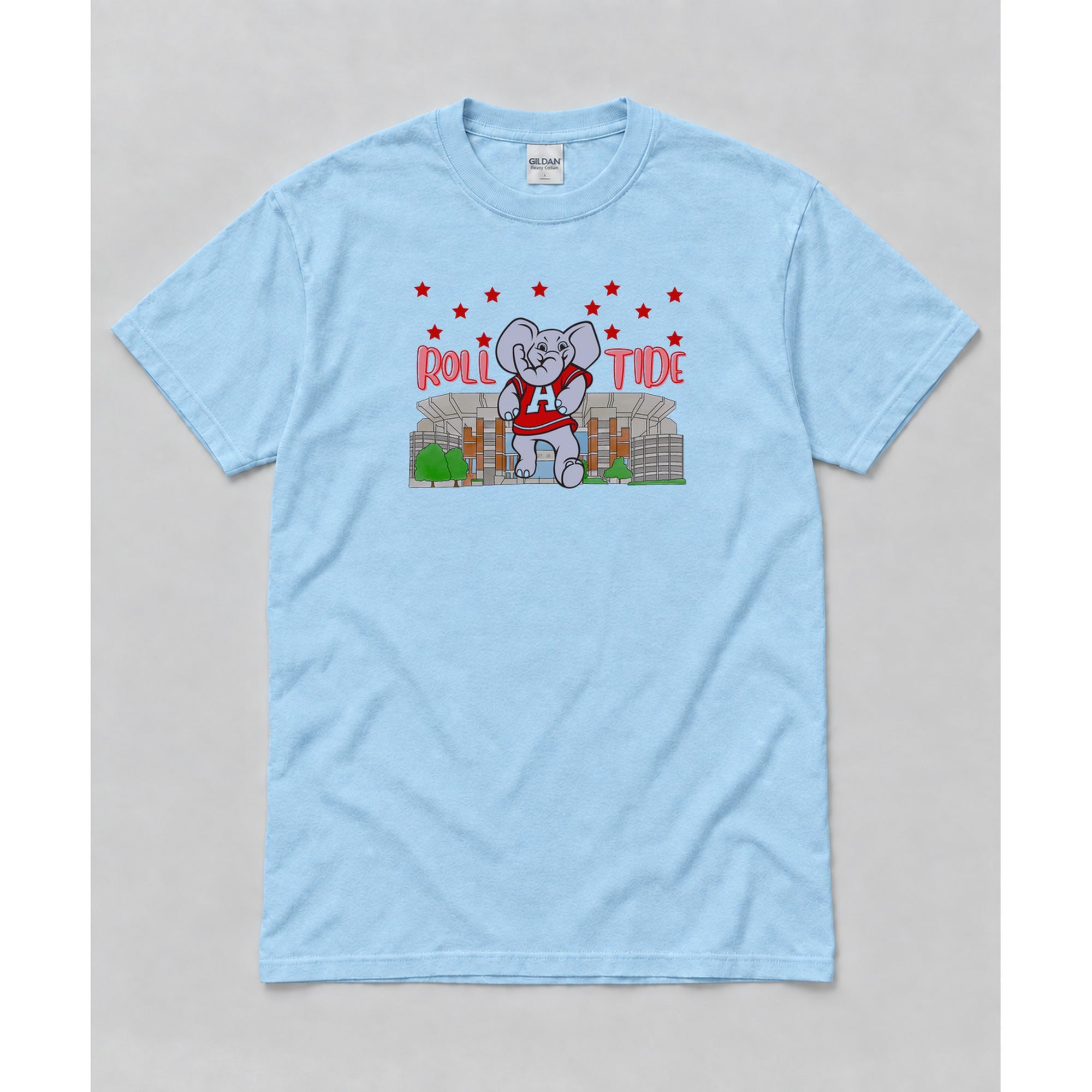 Short Sleeve Light Blue mockup