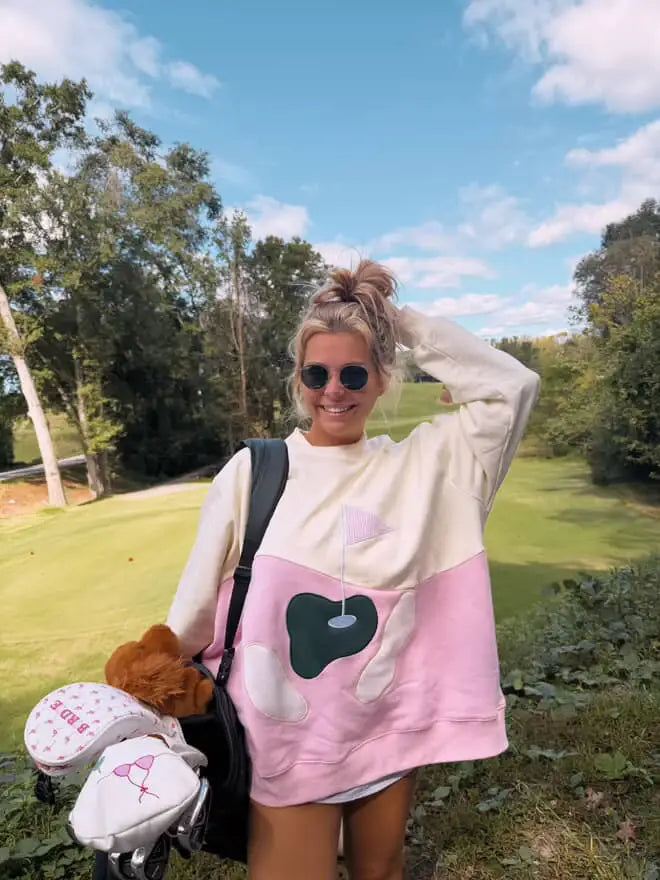 Golfing On The Green Mockneck