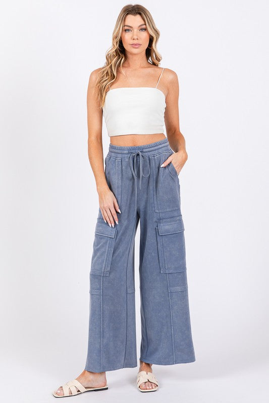 Denim Mineral Stretch Pants