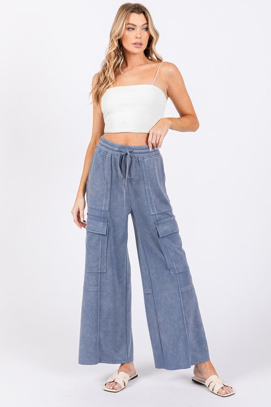 Denim Mineral Stretch Pants