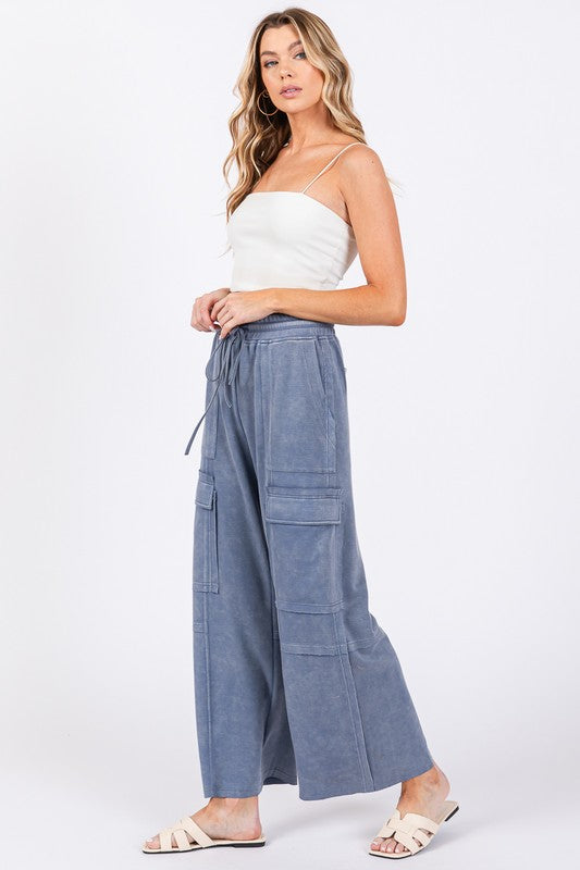 Denim Mineral Stretch Pants