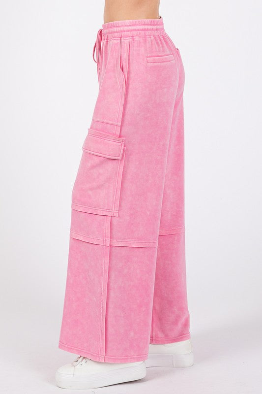 Pink Mineral Stretch Pants