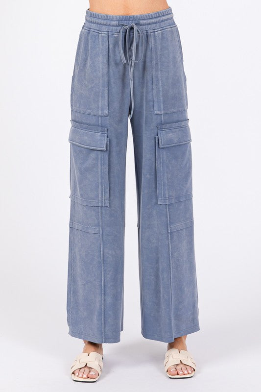 Denim Mineral Stretch Pants