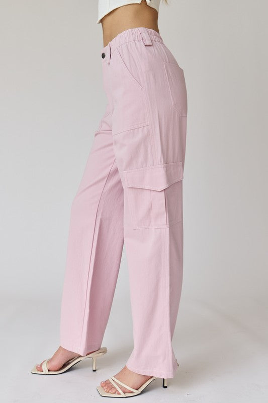 Light Pink Cargo Pants