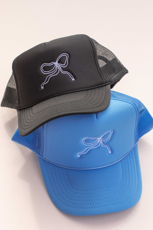 Black Bow Hat