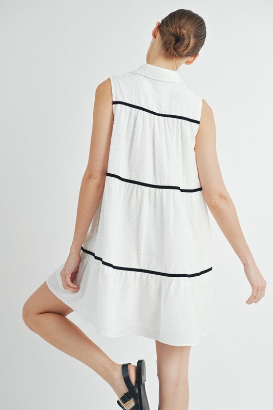 White Swing Mini Dress