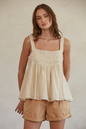 Lace Beige Blouse