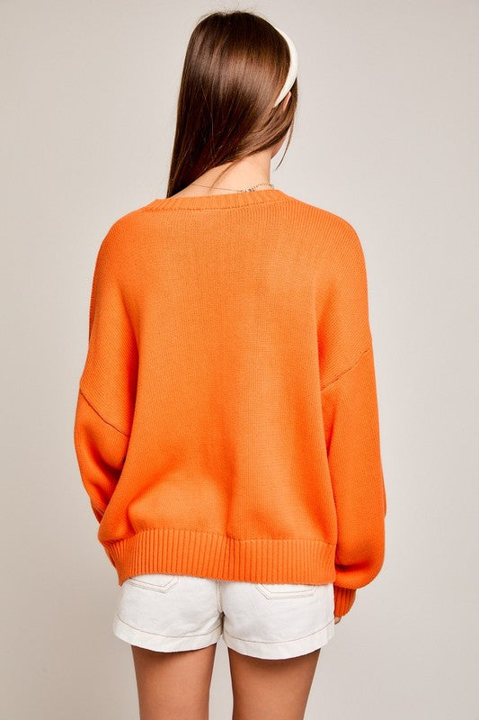 TN Orange Sweater