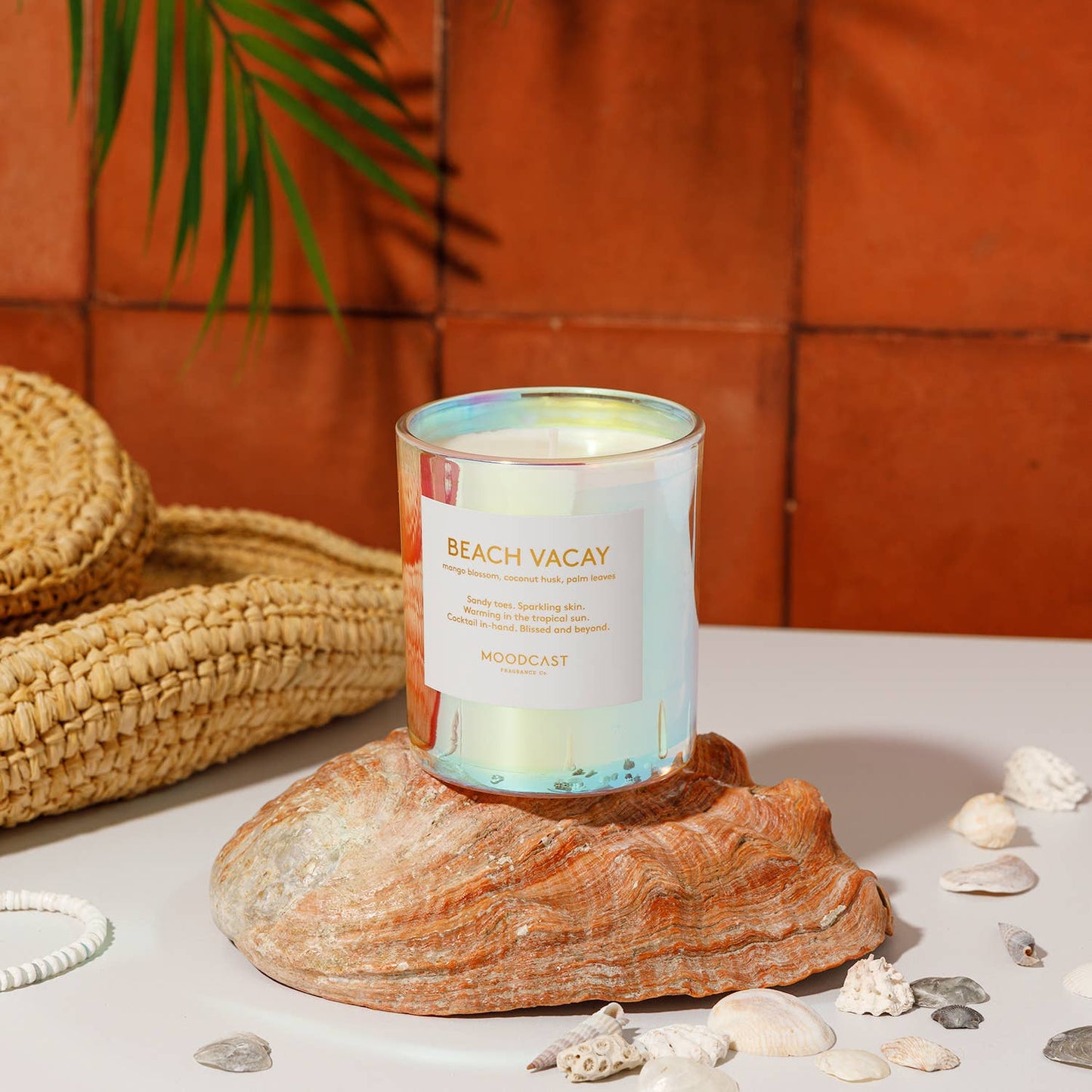 Beach Vacay - Iridescent 8oz Coconut Wax Candle