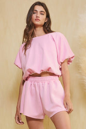 Pink Scuba Shorts